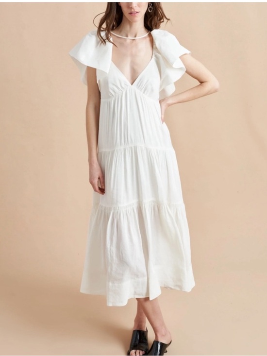 La Ligne Dresses & Skirts - La Ligne Stella Maxi Dress - Cream